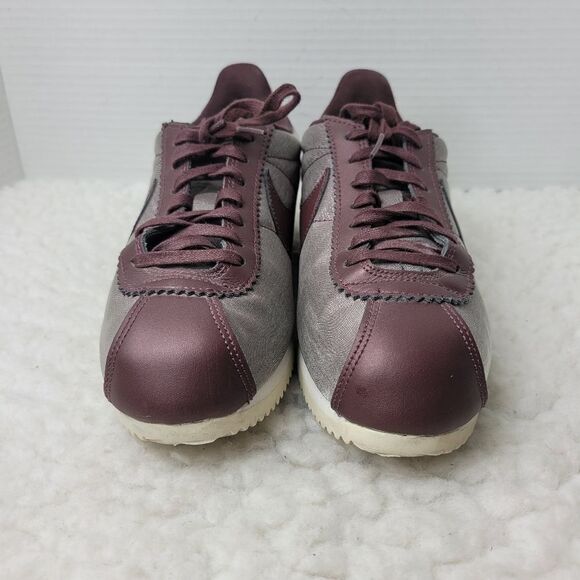 Nike Classic Cortez Womens Sneaker Size 8.5 Premium Mahogany Brown Casual Shoes - Picture 2 of 10